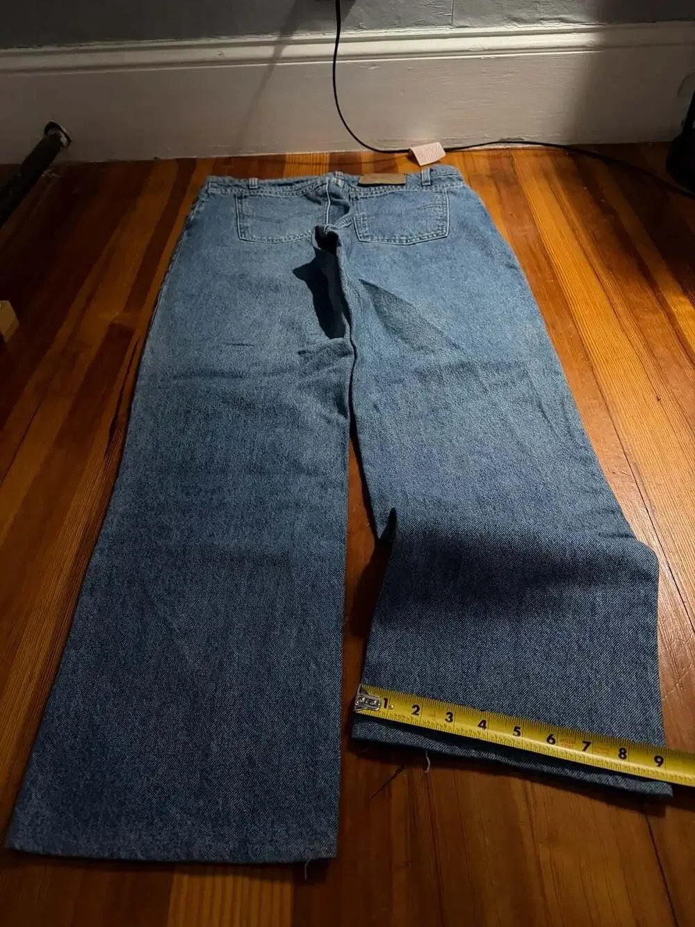 Vintage Levi's 517 Relaxed Fit Orange Tab Jeans 34x31 (tagged 36x34)